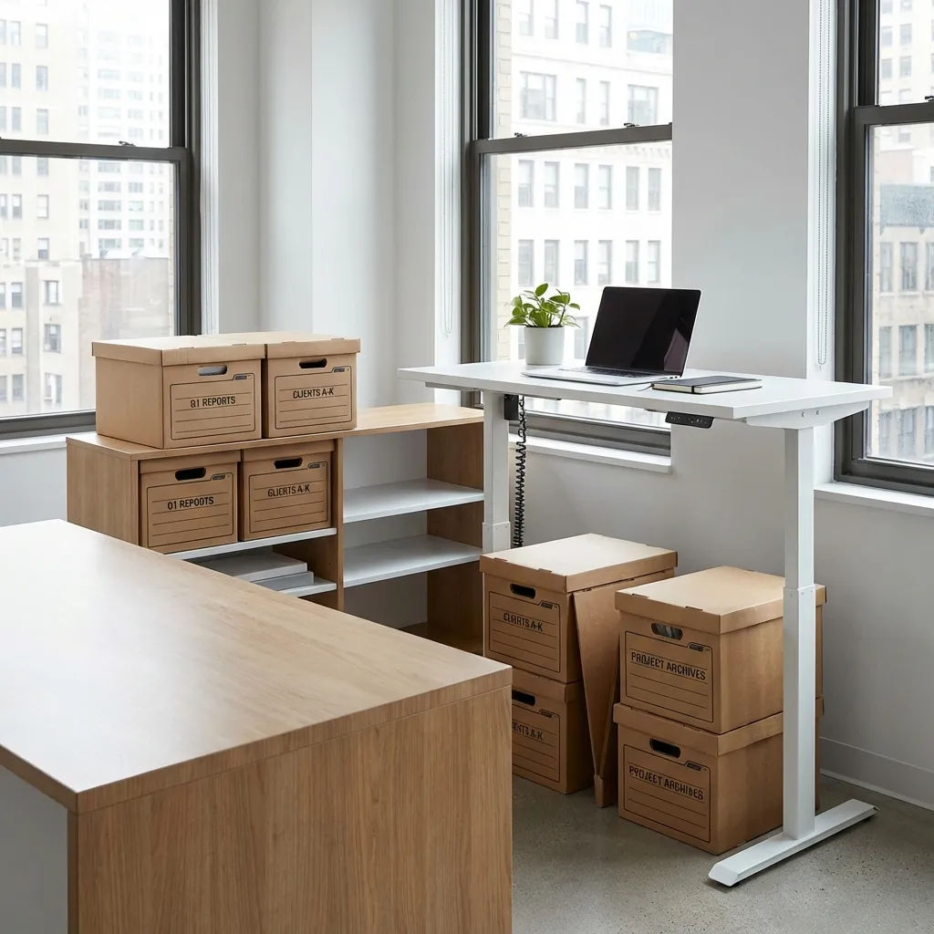 Organización Empresarial: Sistemas de Archivo con Cajas de Cartón